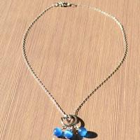 Easy Tutorial on Making Pendant Necklace with Cat Eye Beads