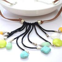 Black Cord Necklace Tutorial- How to Create Fringe Necklace