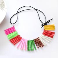 How to Make a Colorful Glass Bead Necklace Using One Basic Beading Skill