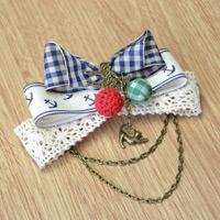 How to Make Princess Ribbon Bow Hair Clips with Chains and Charms