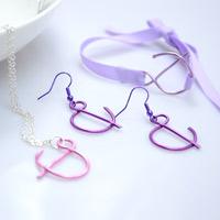 Instructions on Making Wire Wrap “And” Sign Jewelry Set