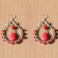 Easy Introduction on Making Red Chandelier Dangle Earrings