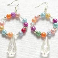 Step by Step Guidance on How to Make Beaded Hoop Earrings with Pearl