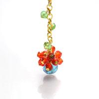 Pictured Tutorial on DIY Beads Cluster Cell Phone Charm with 3 Steps