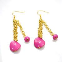 Instructions on Simple Gold Chain Earrings to Make at Home