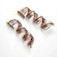 Creative Jewelry Project - How to Make Rainbow Coiled Wire Earrings within 15 Minutes