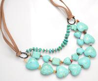 Simple Tutorial on Making a Pretty Multi-Strand Turquoise Bead Necklace