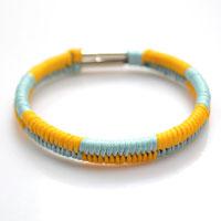 How to Make a Two Color Woven Fishtail Friendship Bracelet Step by Step