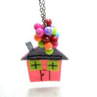 Make Fun Cluster Pendant Necklace for Kids Modeled on the Pixar Movie Up