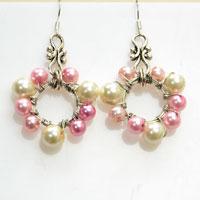Easy-to-follow Guide on How to Make Wire Wrap Hoop Earrings with Pearls Around