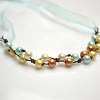 How to Make Floating Pearl Necklace with Simple Knotting Techniques
