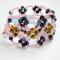 How to Make A Right Angle Weave Bracelet with Multi-Colored Bicones Beads