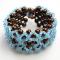 Making Right Angle Weave Bracelet with Pearl Beads and Seed Beads 