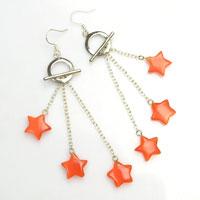 How to Make Toggle Dangle Earrings with Chains and Star Pendants