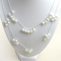How to Make a Double Strand Long Pearl Necklace
