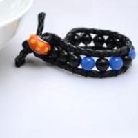 Cool Handmade Jewelry- Making a Leather Wrap Beaded Bracelet for Guys