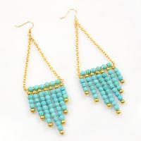 How to Make Sunburst Statement Earrings with Turquoise