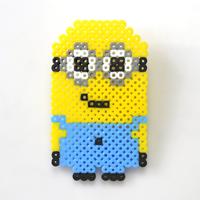 Cartoon Character Designs on How to Make a Cute Minion out of Perler Beads