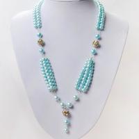 Pearl Jewelry Designs- How to Make a Beaded Long Fashion Necklace with Pearls