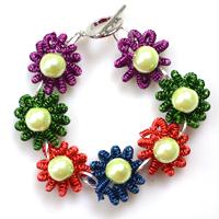 Coiling Gizmo Projects – How to Make a Flower Coiled Wire Bracelet with Beads