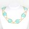 How to Make Your Own Double Gold Chain Necklace with Heart Turquoise Beads