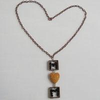 Bead and Chain Jewelry - How to DIY a I love MOM Necklace