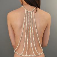 How to Make Fashion White Pearl Body Necklace Jewelry