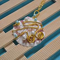 Instructions on How to Make a Puka Shell Pendant Necklace