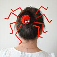 Cheap and Easy Halloween Ideas – How to Make a Spider Hair Clip