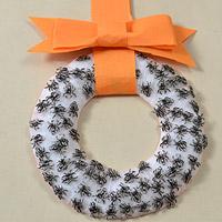 Pandahall Craft Tutorial - How to Make a Halloween Spider Wreath