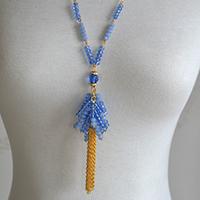 Tutorial for Green Hands - How to Make a Long Beaded Tassel Necklace