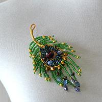 How to Make a Stylish Green Tassel Brooch at Home