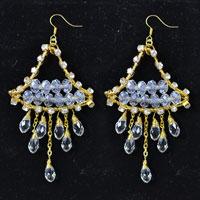 4 Steps on How to Make Gold Beaded Drop Earrings At Home 