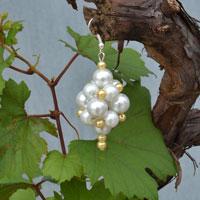 How to Make a Pair of Pearl Ball Drop Earrings for Brides 
