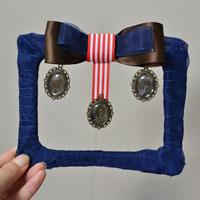 Handmade Home Decor Craft – Ribbon Photo Frame with Bow Ornament 