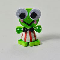 Pandahall Tutorial on Making a 3D Quilling Paper Frog Craft for Kids