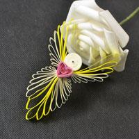 Instructions on How to Make Easy Quilling Angels for Kids