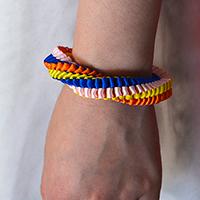 How to Make Colorful Braid Satin Ribbon Bracelet for Girls