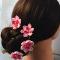 How to Make Pink Flower Hair Comb for Wedding