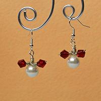 How to Make a Pair of Easy Mickey Beaded Drop Earrings for Beginners