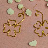 Pandahall Easy Project – How to Make a Pair of Wire Wrapped 4 Leaf Clover Earrings