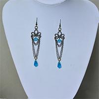 Easy Pandahall DIY Project- How to Make Glass Beads Chandelier Earrings