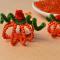 How to Make Simple Pumpkin Decoration for Halloween with Seed Beads