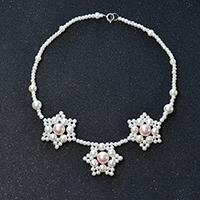 Pandahall Original DIY Project - How to Make a Pretty Pearl Beaded Flower Necklace