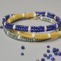 How to Make a Seed Bead Wrap Bracelet in Two Simple Steps