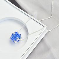 Beebeecraft ideas on making Crystal Pendant with Glass Beads