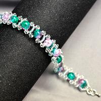 Beebeecraft Tutorials on Making Beautiful Bracelet with Glass Round Beads