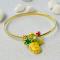 Beebeecraft Tutorials on How to Make Pineapple Bracelet with Glass Beads