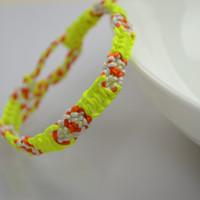 How to Weave a Knotted Friendship Bracelet with 3 Strings