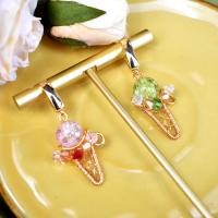 PandaHall Idea on Ice Cream Shaped Wire Wrapping Earrings
